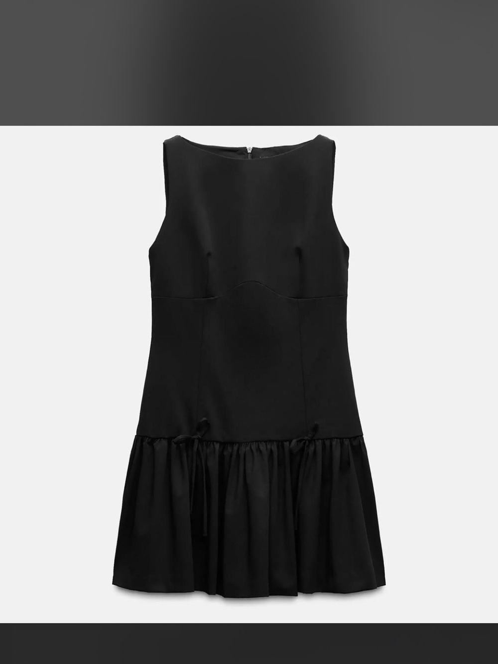 Zara NWT Black Mini Dress